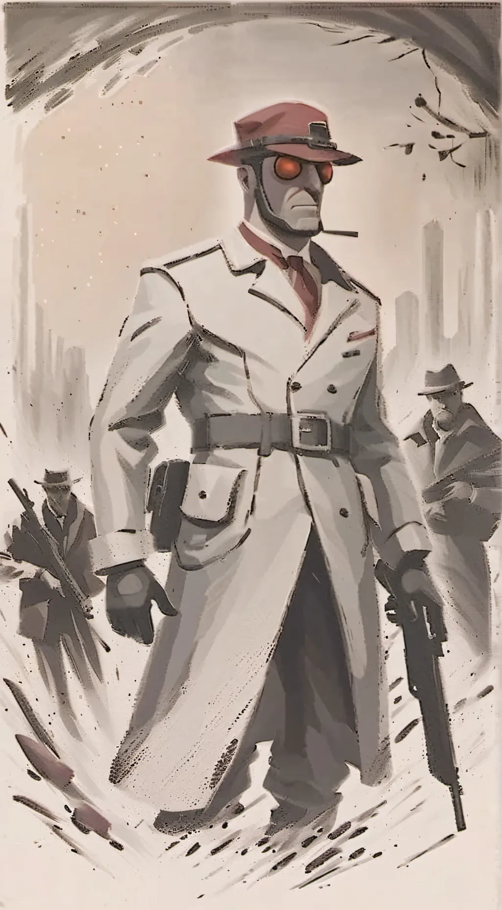 ai character: MEET THE SPY background