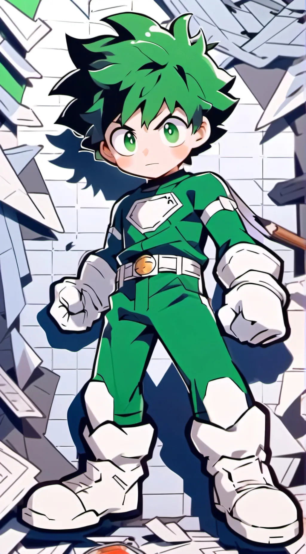 ai character: deku background