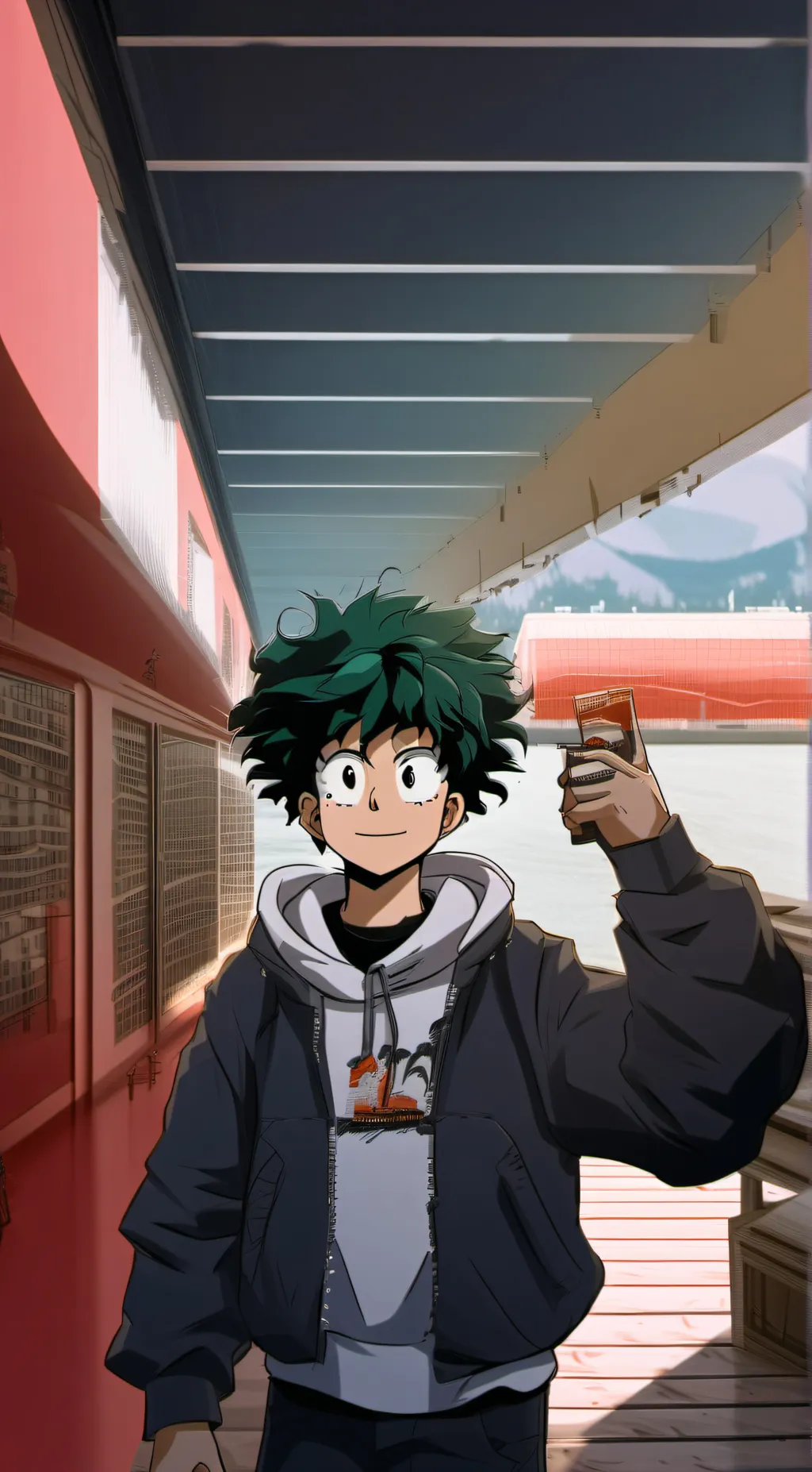 ai character: izuku background