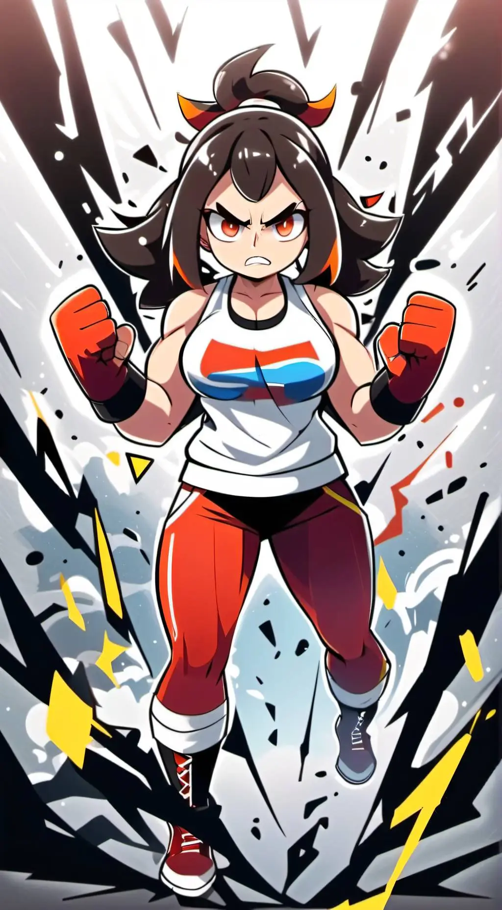 ai character: Buff Karen World background