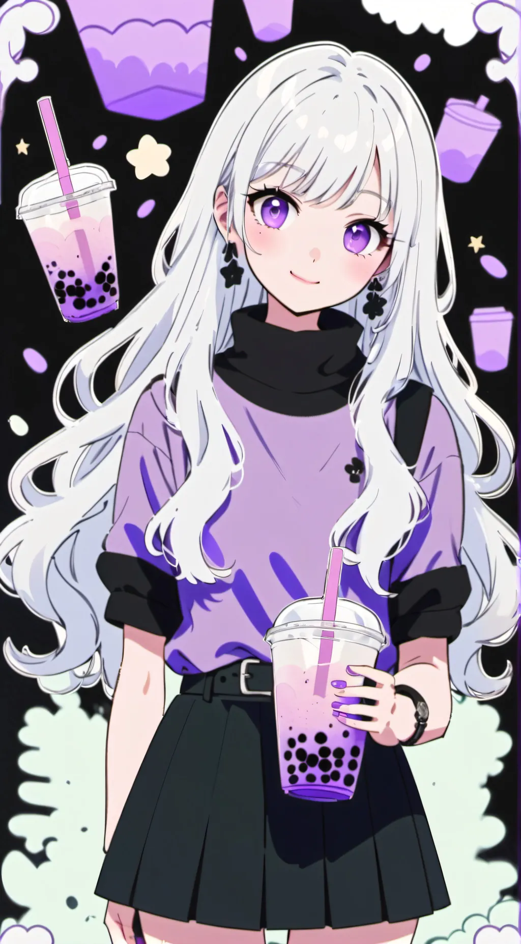 ai character: Luna  background