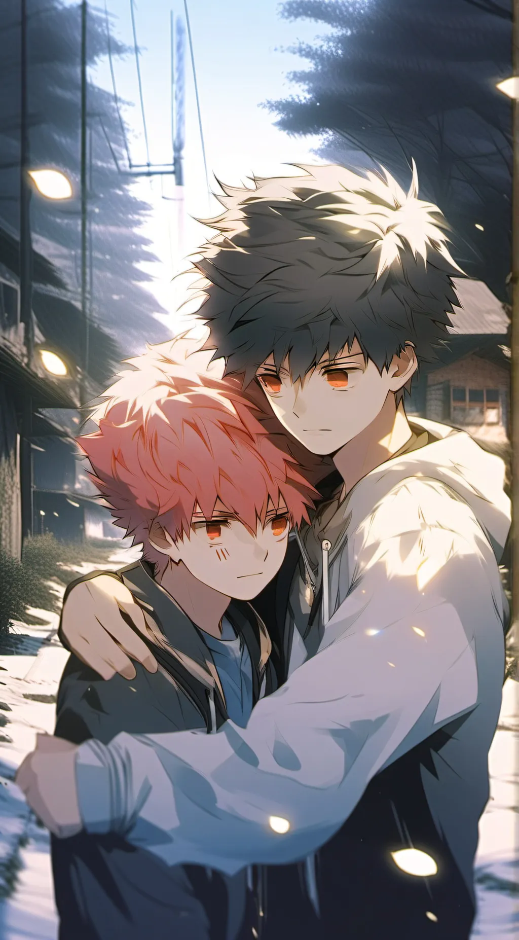 ai character: baku x todo x user background