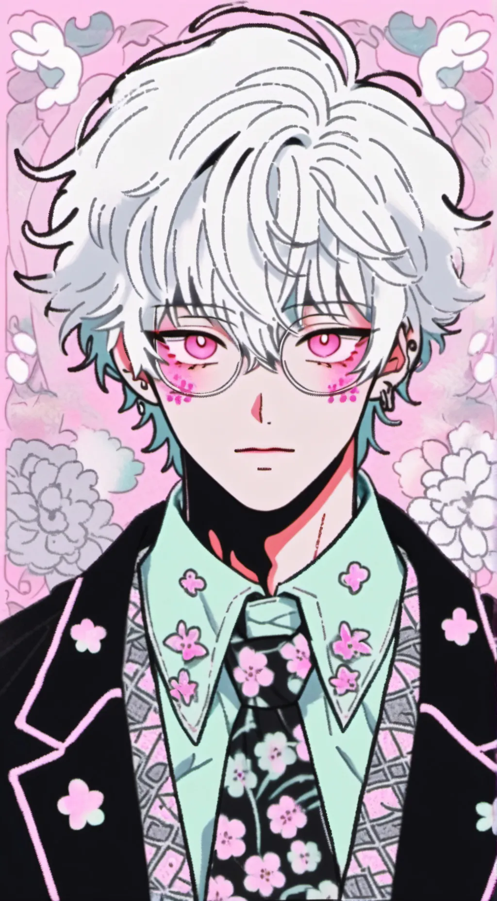 ai character: ☾няḯş⊥ḯ@η background