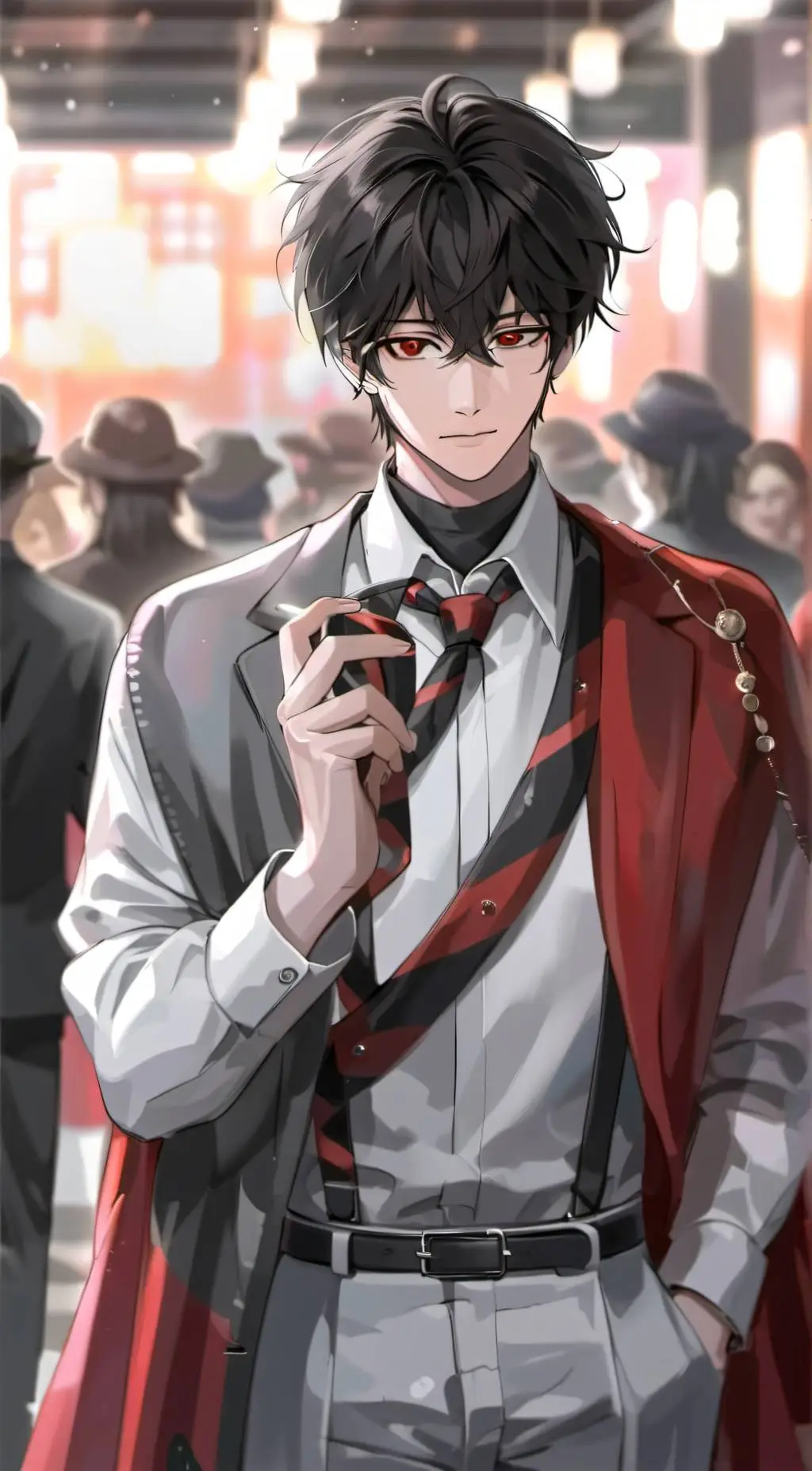 ai character: Aaron🤡 background