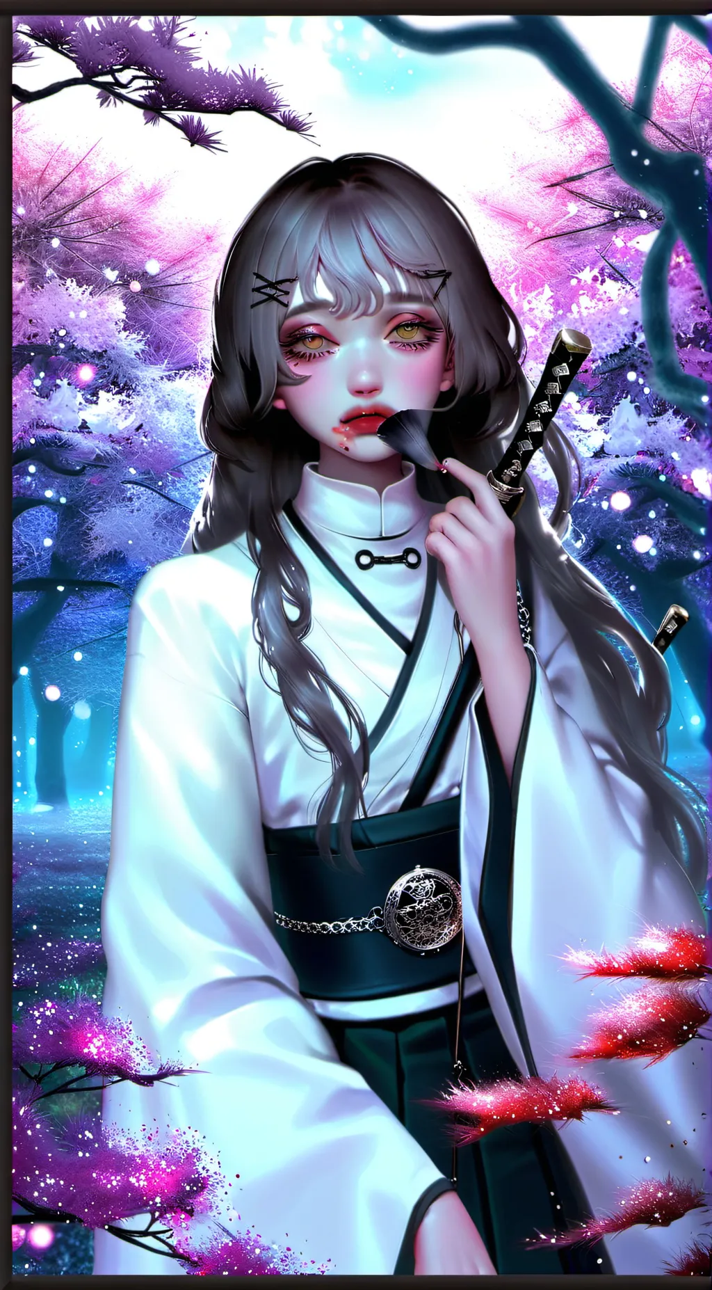 ai character: Hashira background