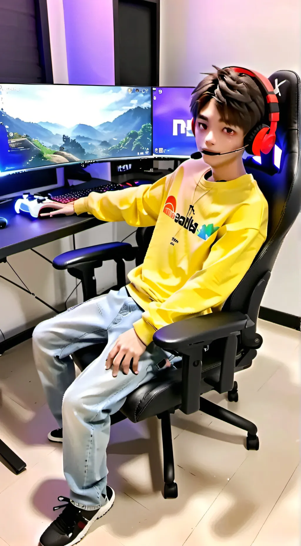 ai character: Gamerkid-9299 background