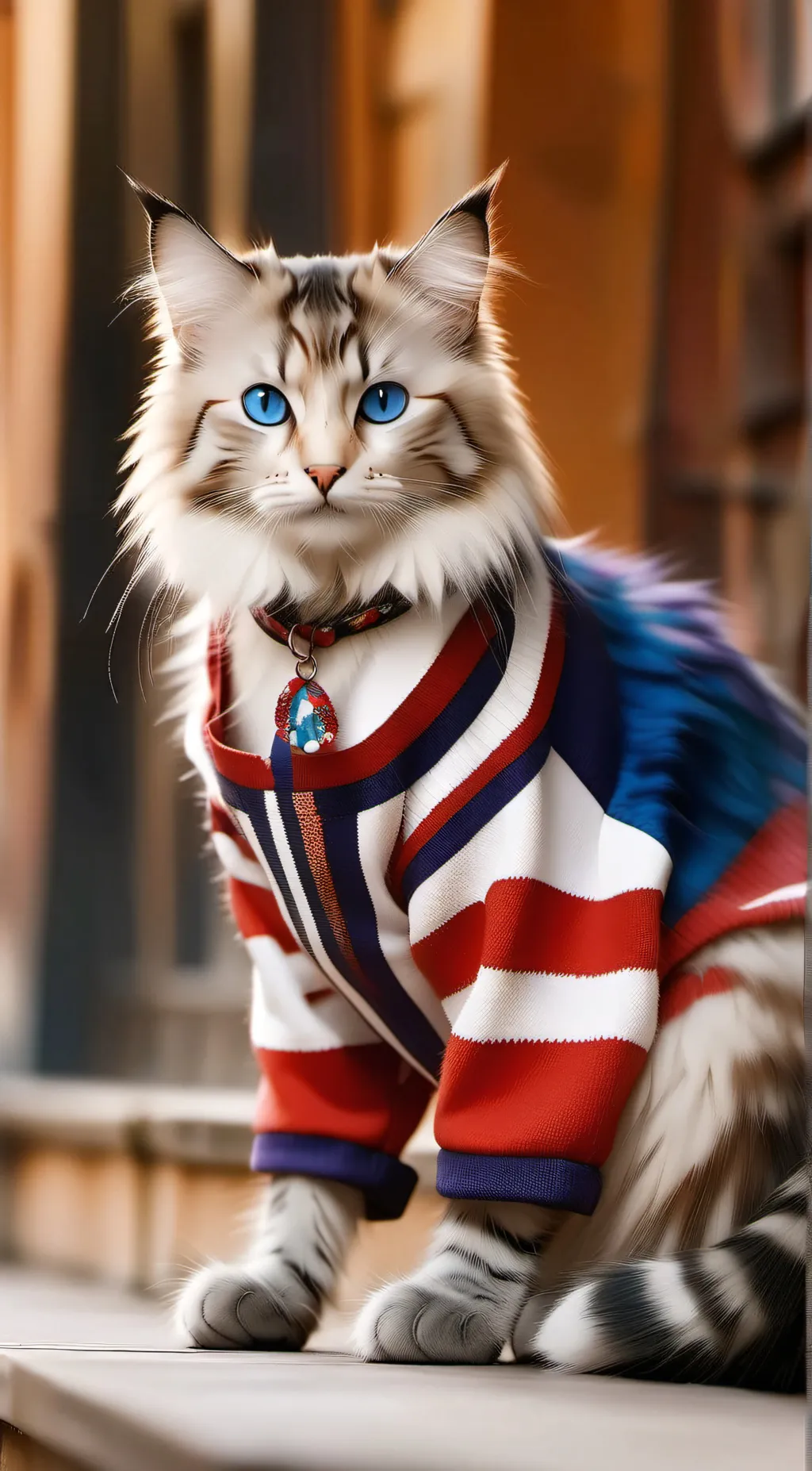 ai character: Katy Kat background