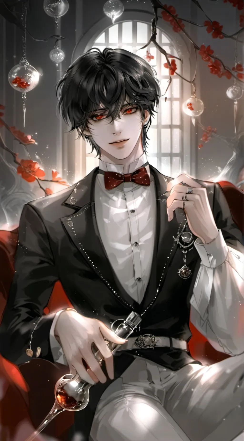 ai character: Lucifer~ background