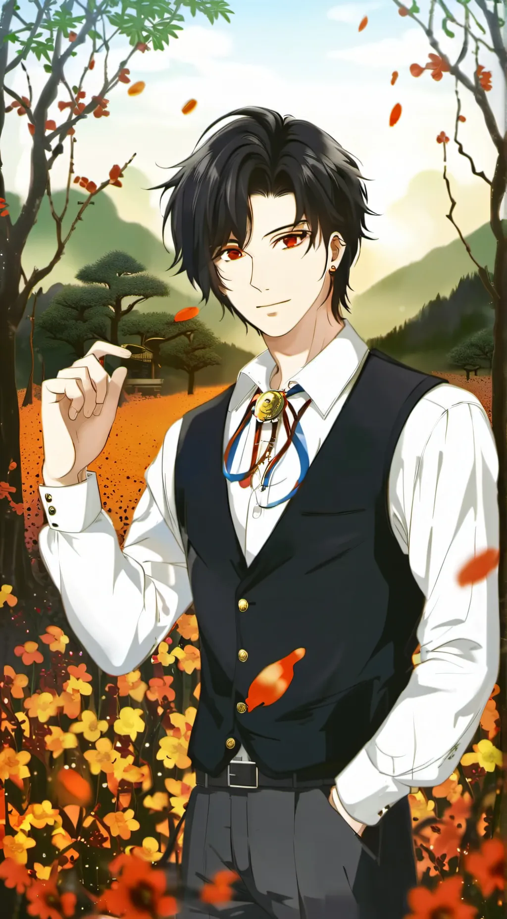 ai character: cole background