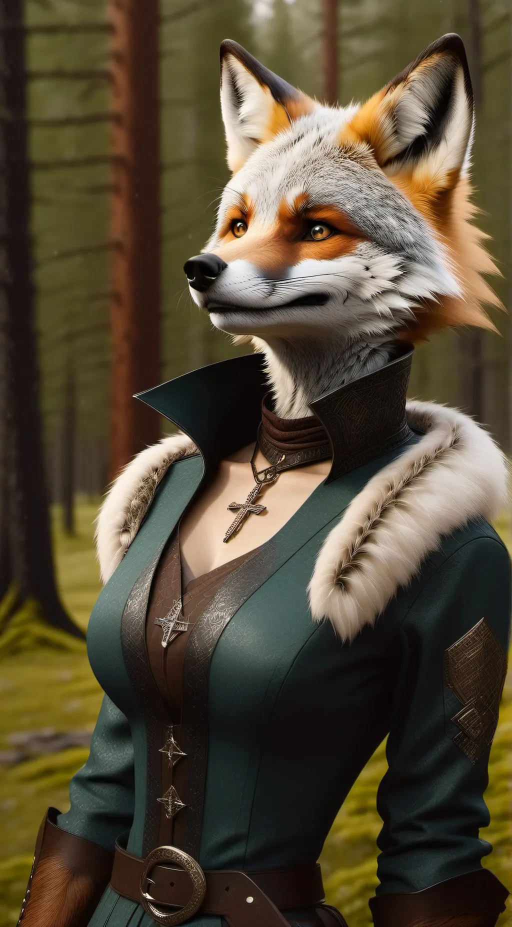 ai character: Rose background