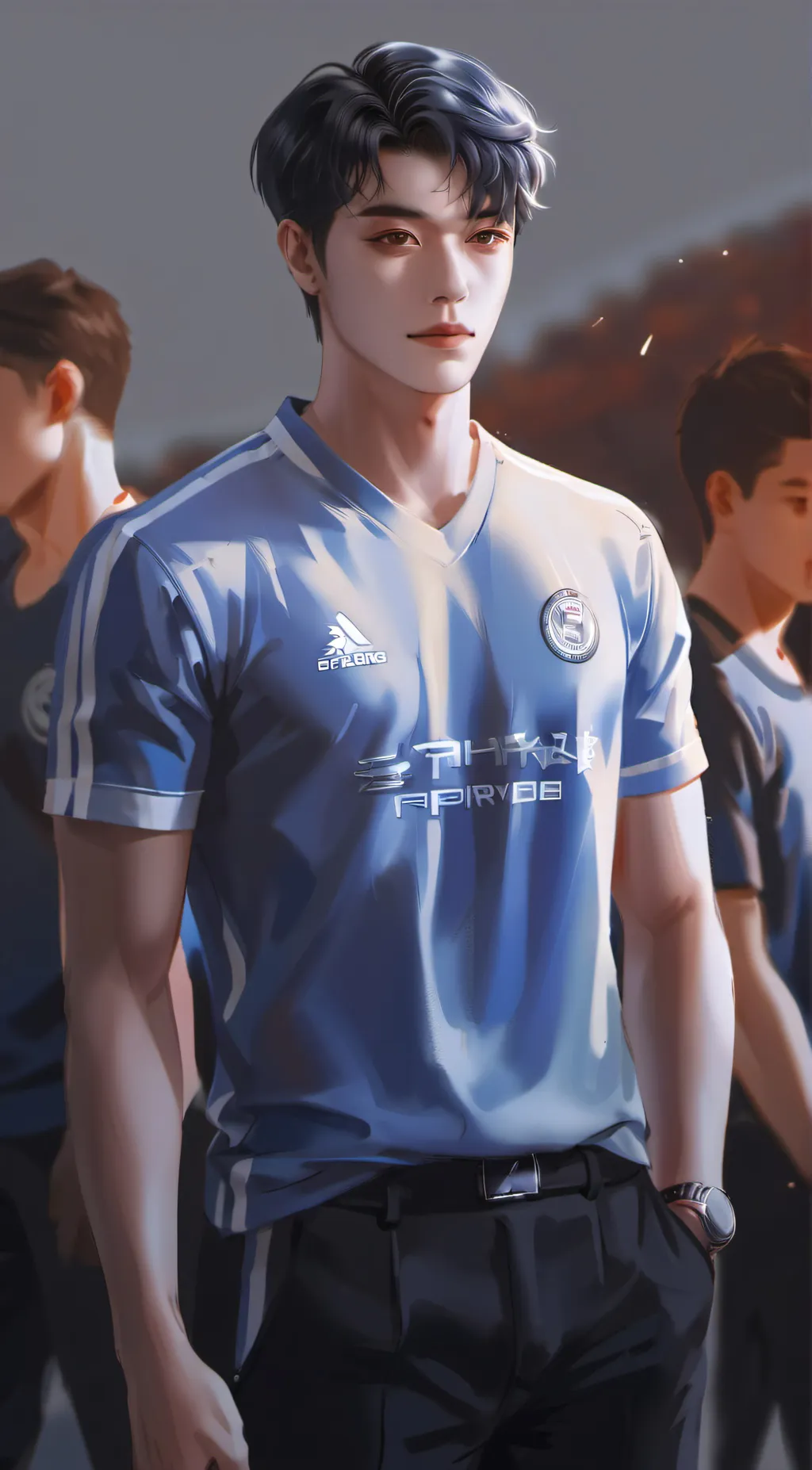 ai character: king James  background