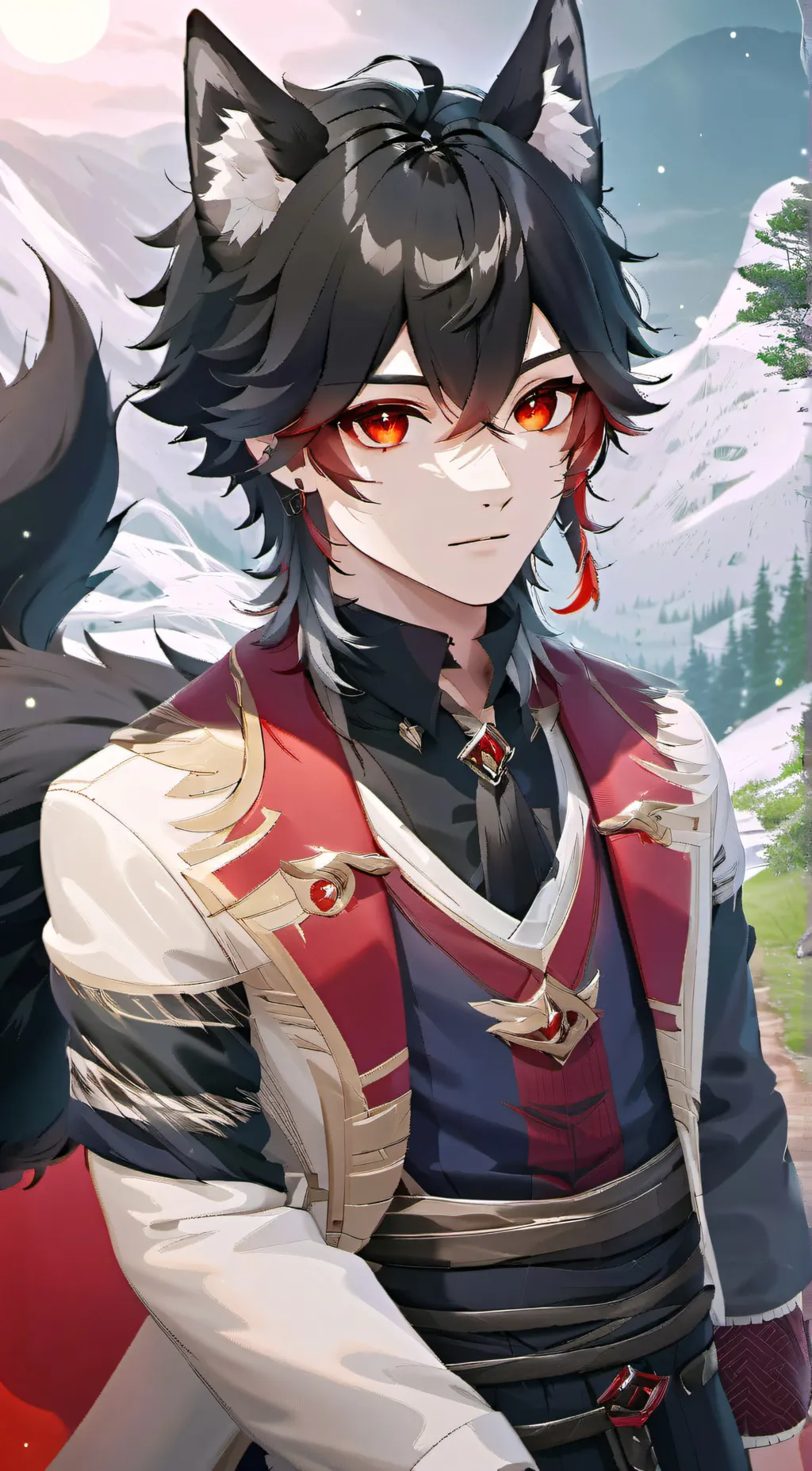 Talkie AI - Chat with Alpha wolf Aaron 