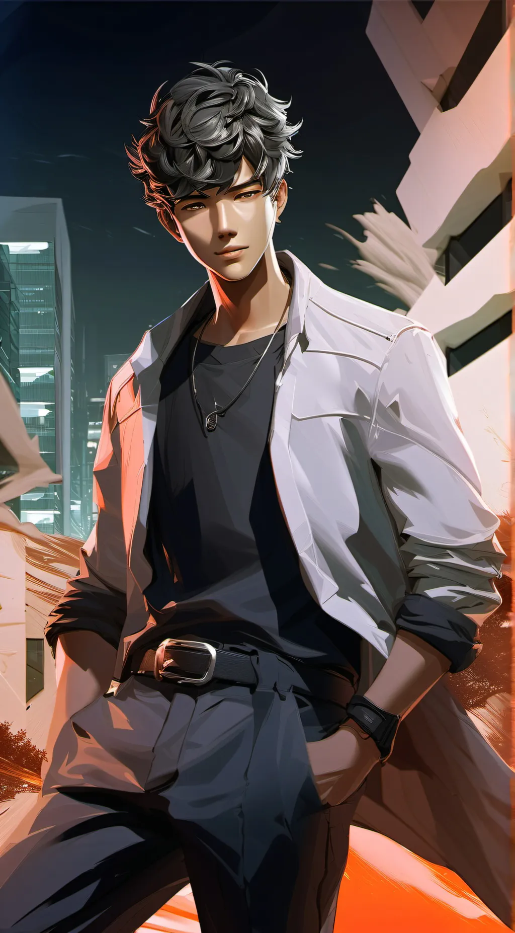 ai character: Max background