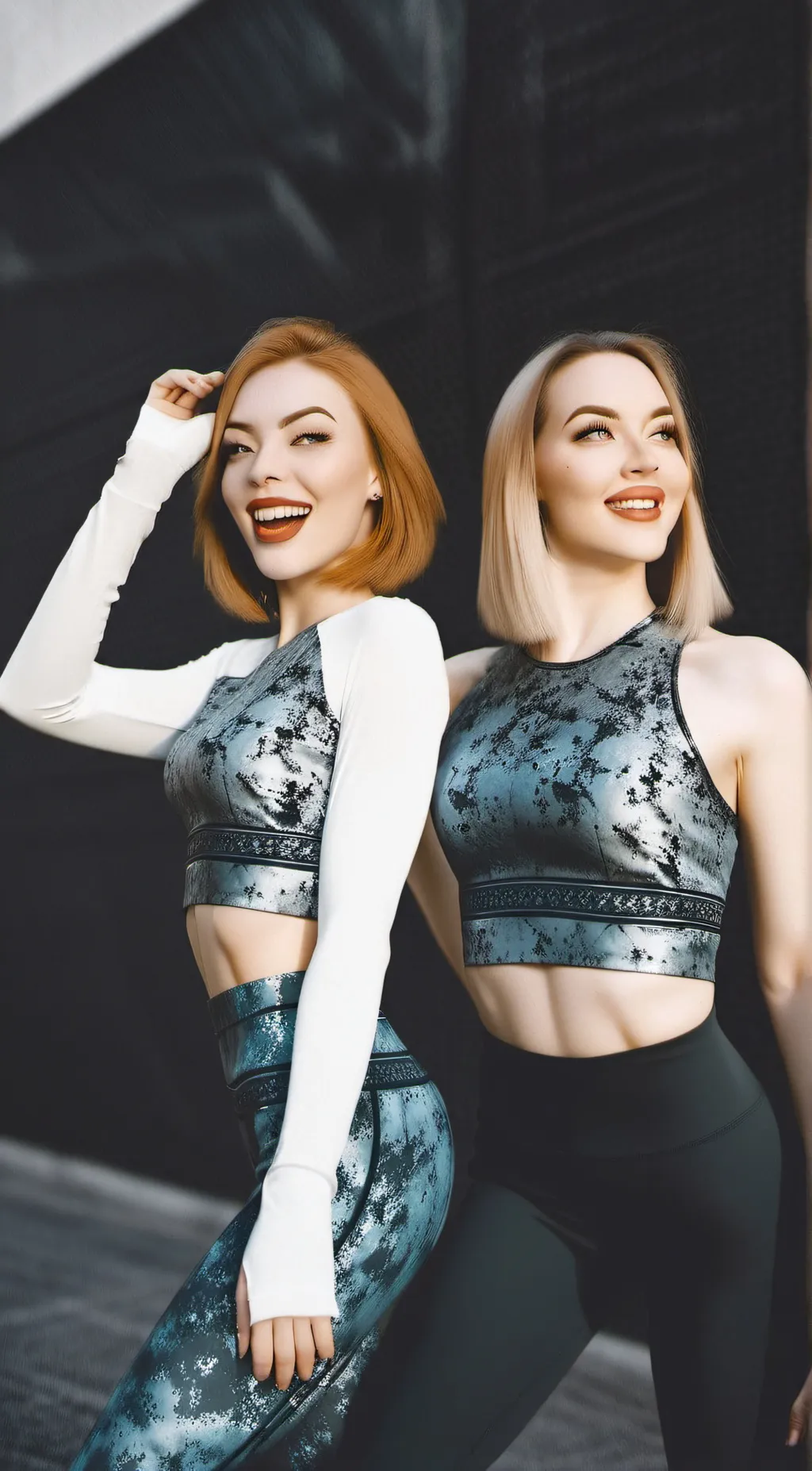 ai character: Tayla and Tyler  background