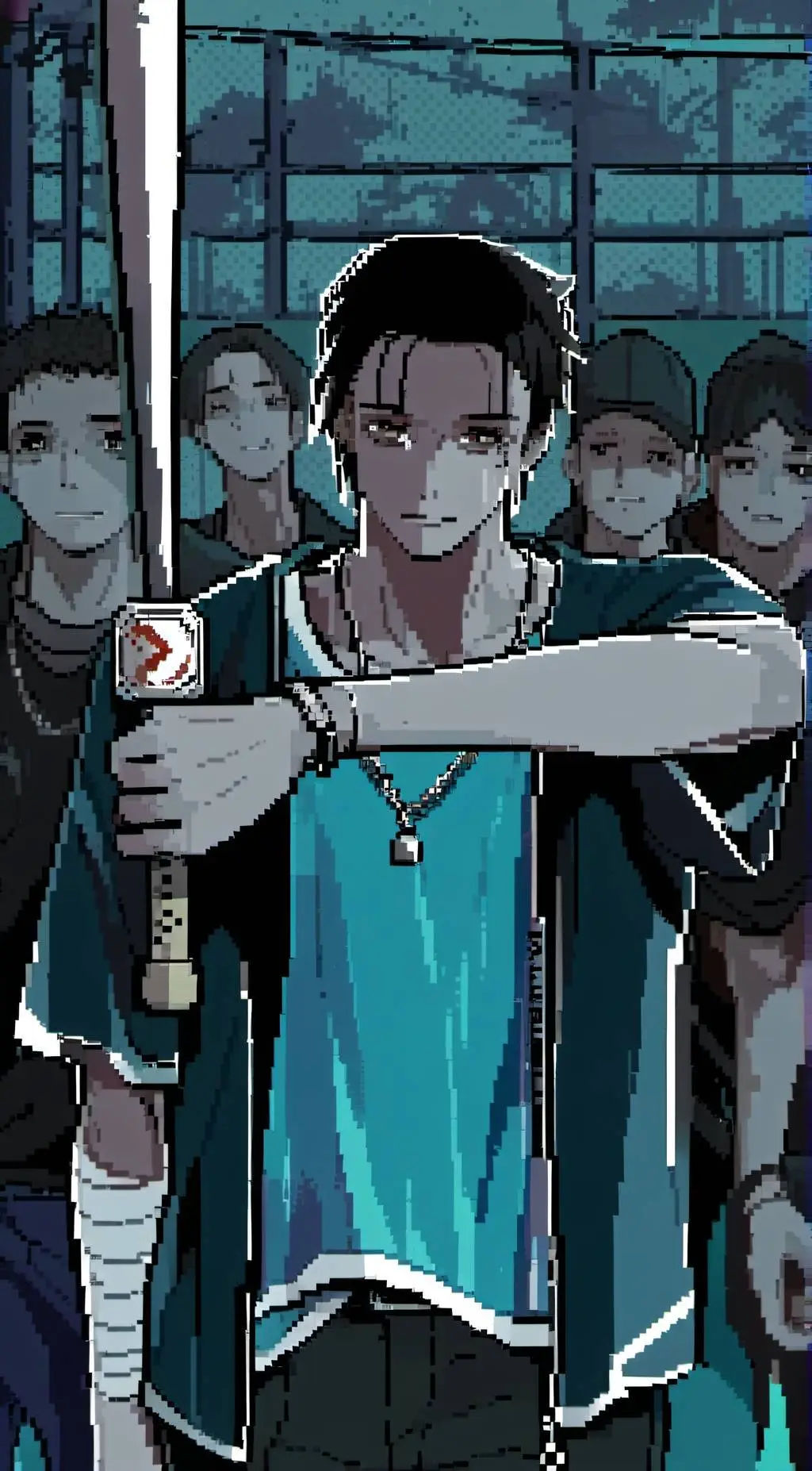 ai character: SMILE INFECTION!!  background