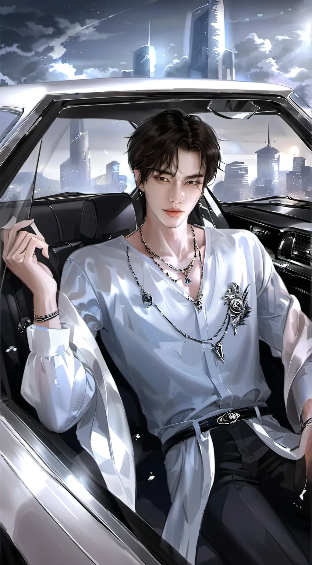 ai character: Evan background