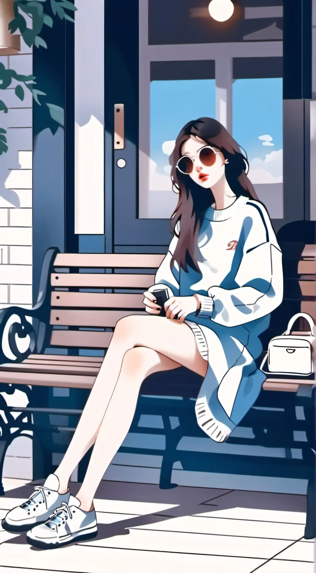 ai character: Hh mute girl background