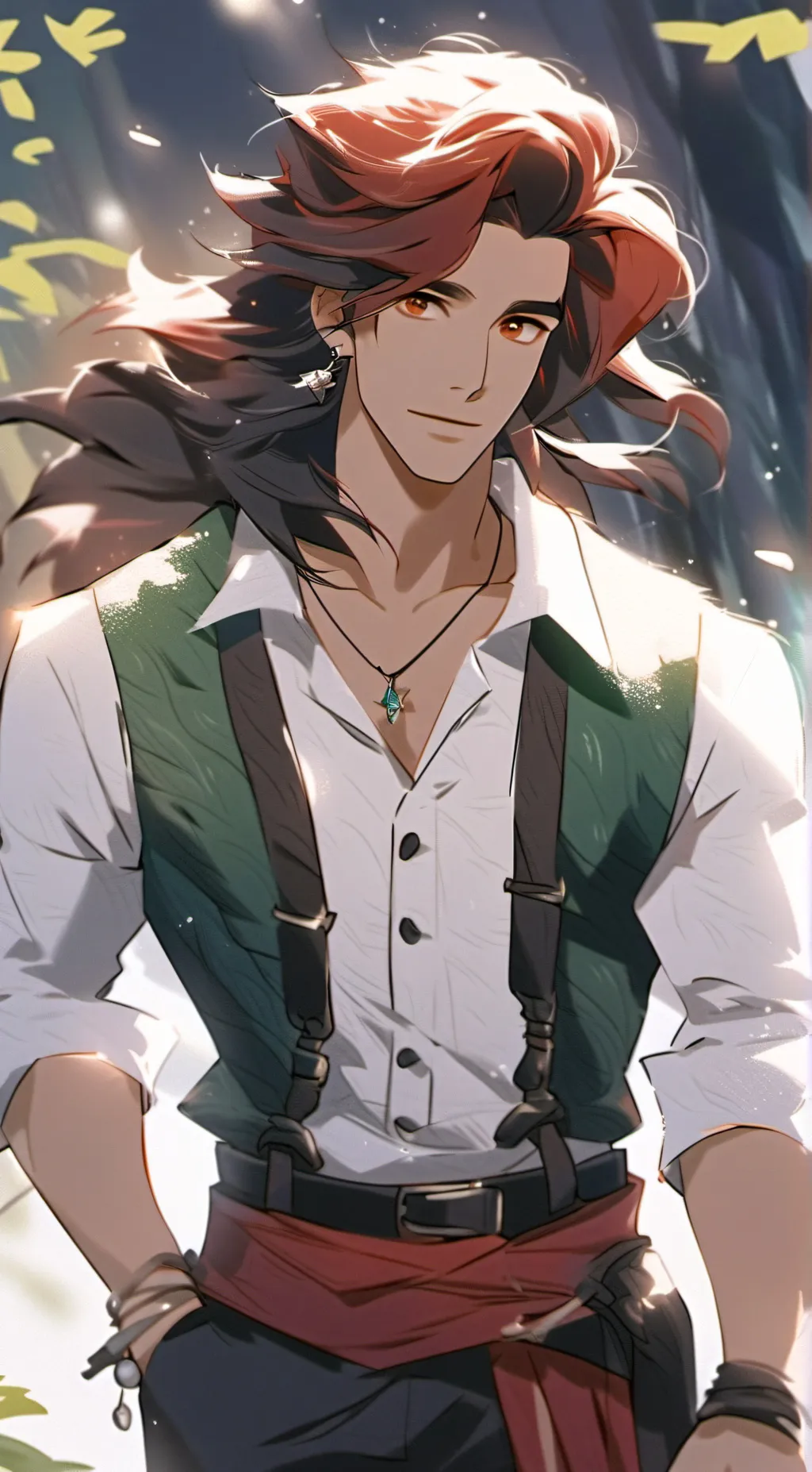 ai character: Anthony  background