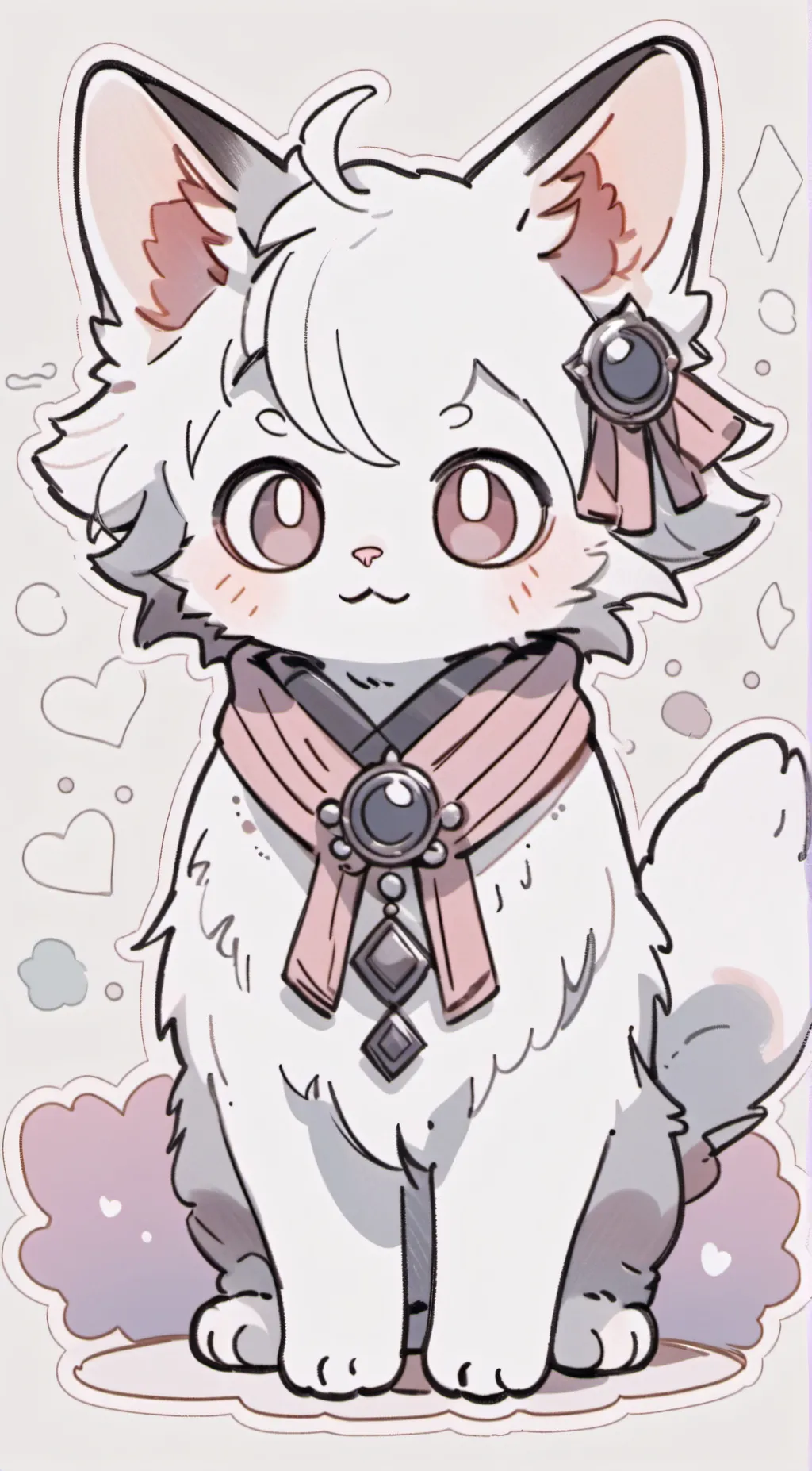 ai character: Smol Boykisser background