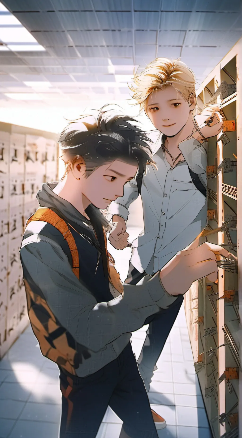 ai character: Ethan and jay background