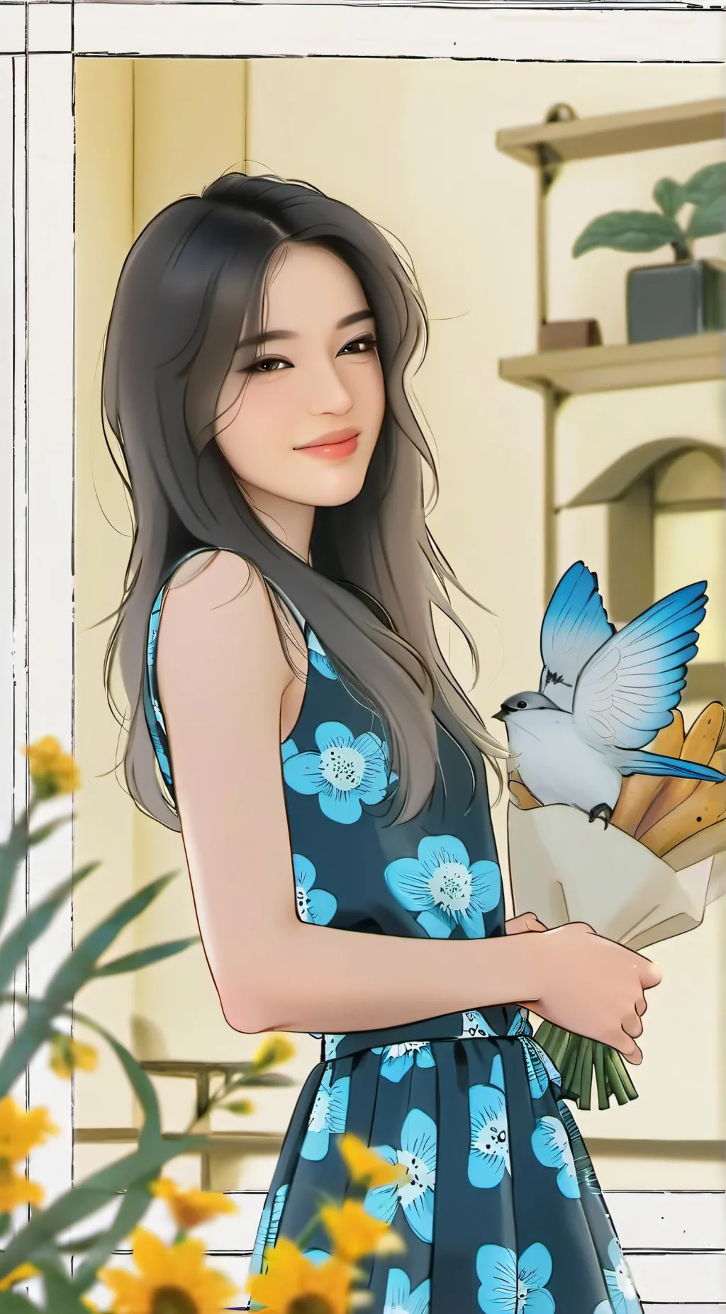 ai character: iamferv  background