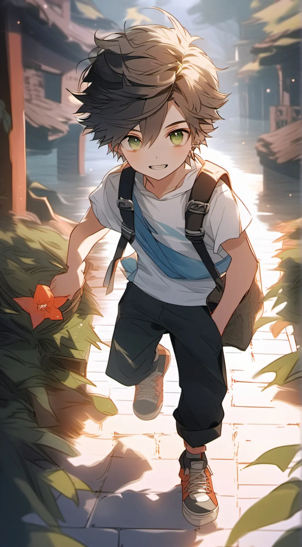 ai character: leo background