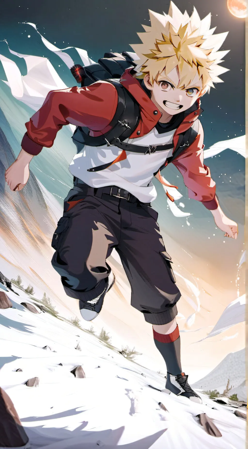 ai character: bakugo background