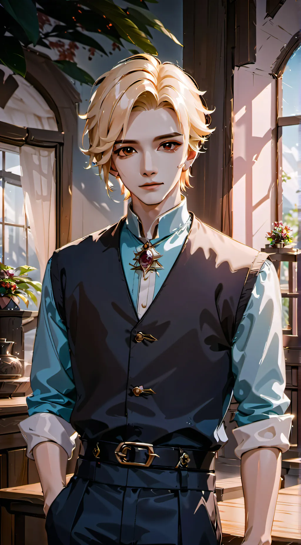 ai character: Mark background