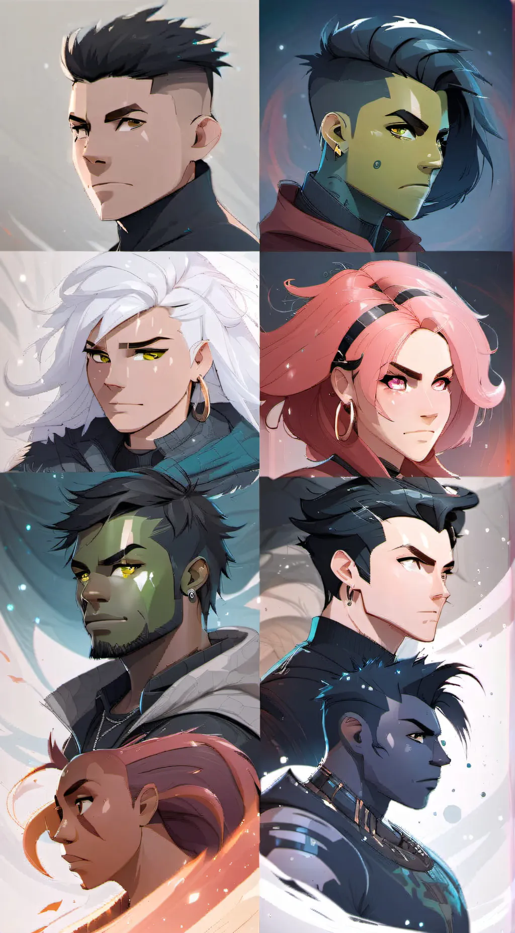 ai character: titans background