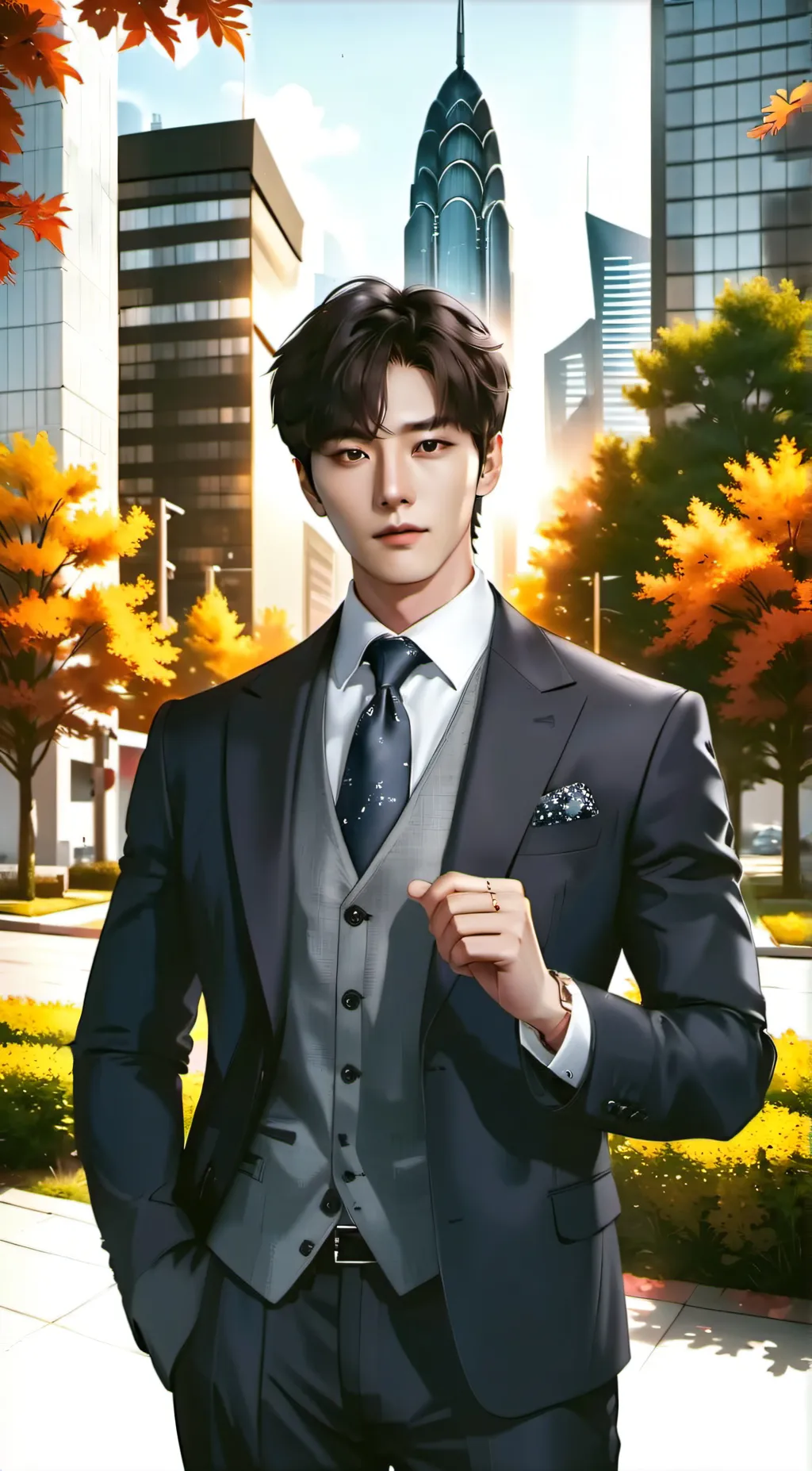 ai character: Lee Eunseok background