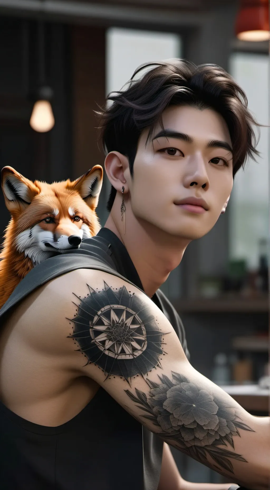 ai character: Max background