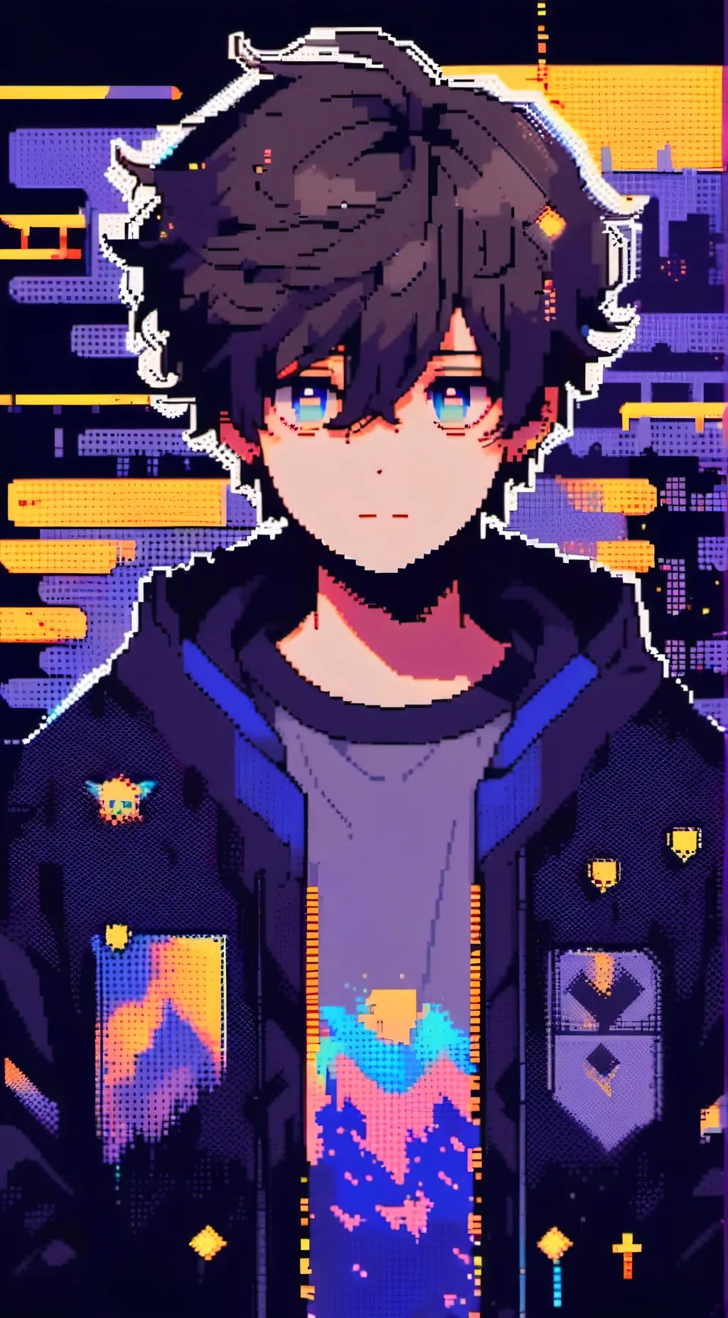 ai character: past evan Afton  background