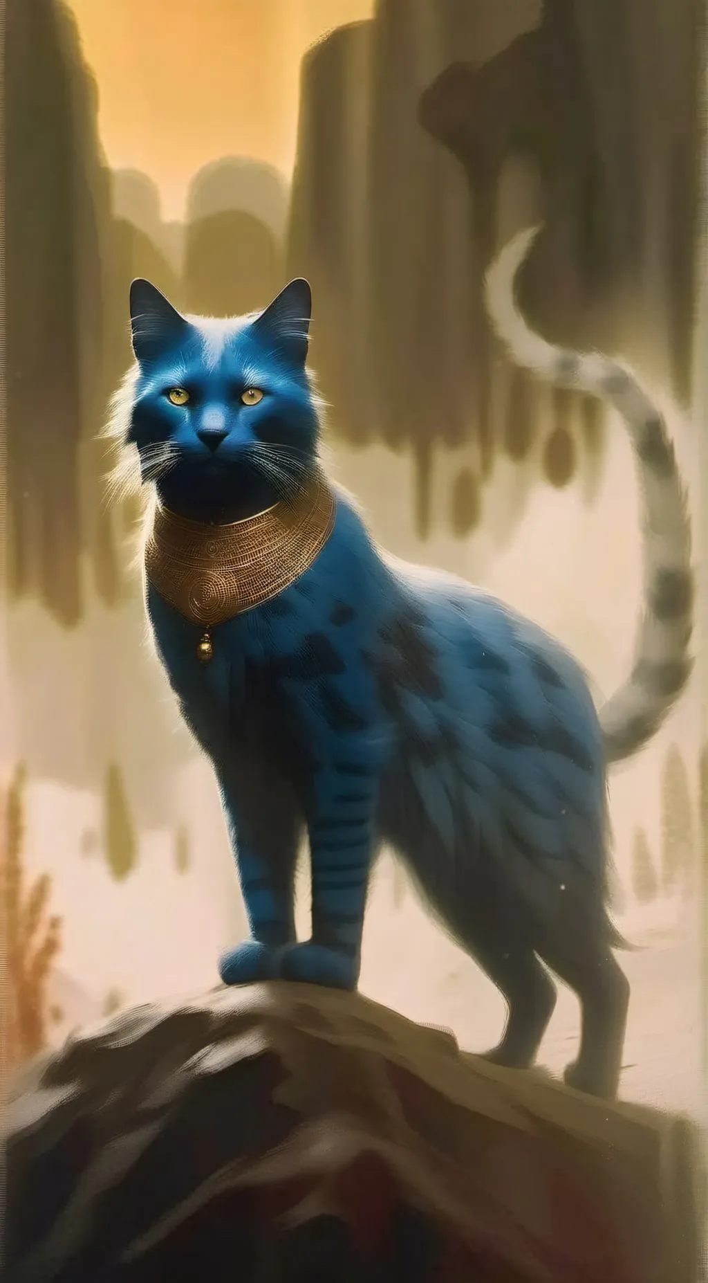 ai character: varjak paw background