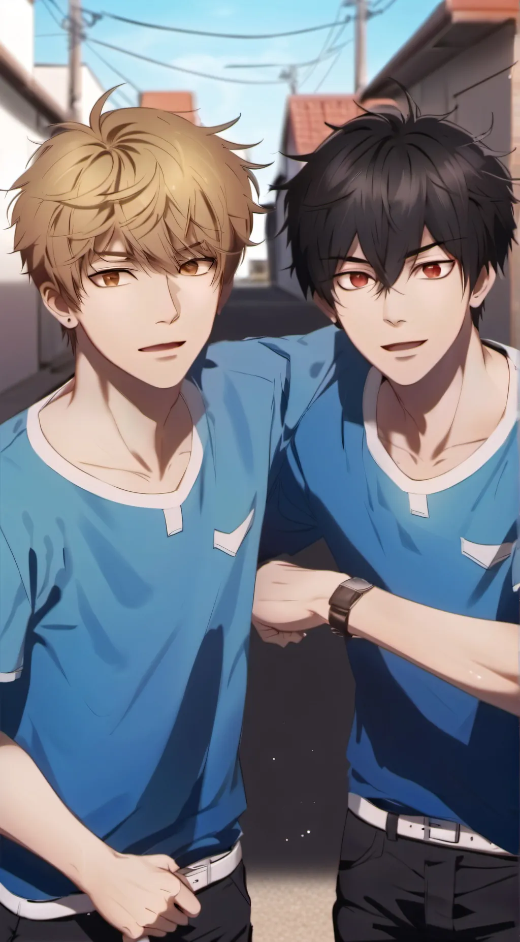 ai character: Aidan and Jayden background