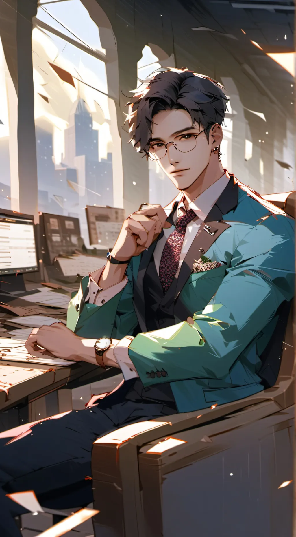 ai character: CALIX background