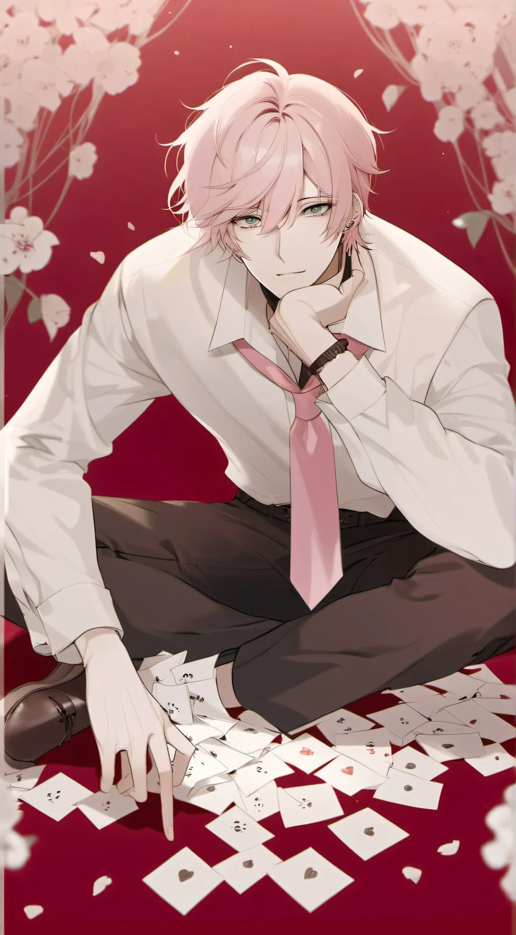 ai character: Valentino Rosewood background