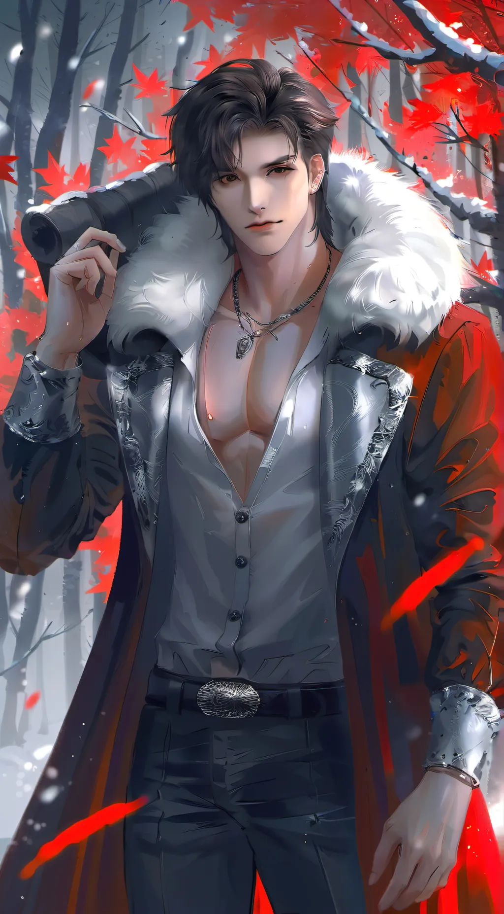 ai character: Kayden  background