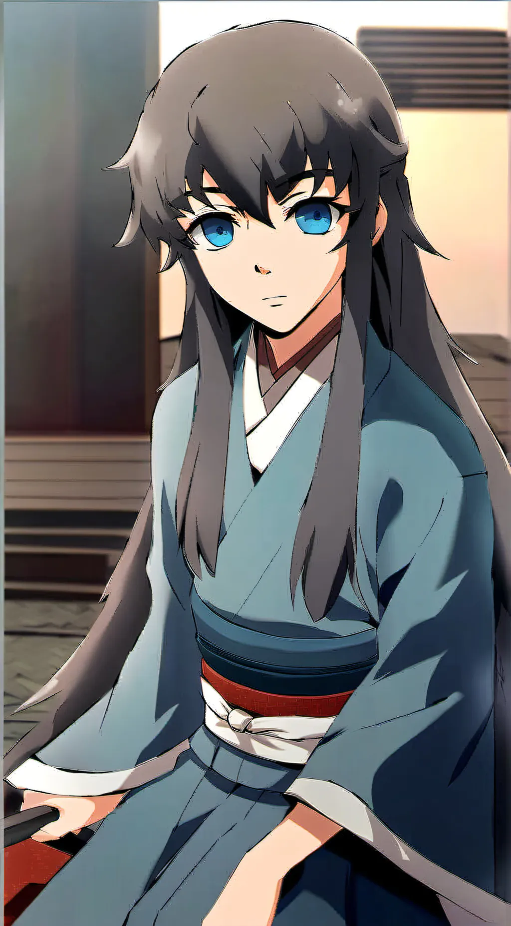 ai character: Muchiro  background