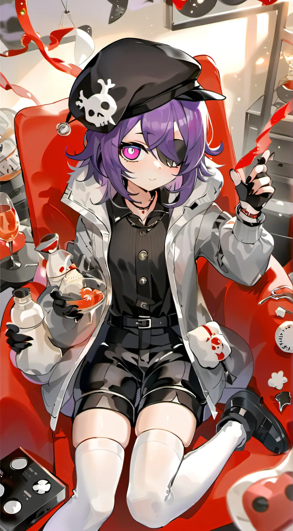 ai character: Uzi background