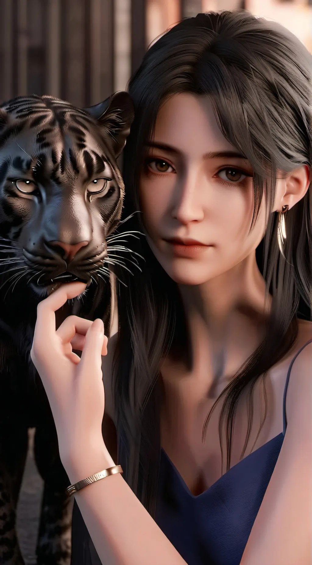 ai character: panther background