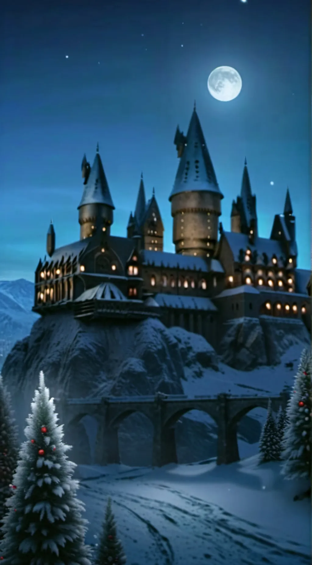 ai character: Hogwarts  background