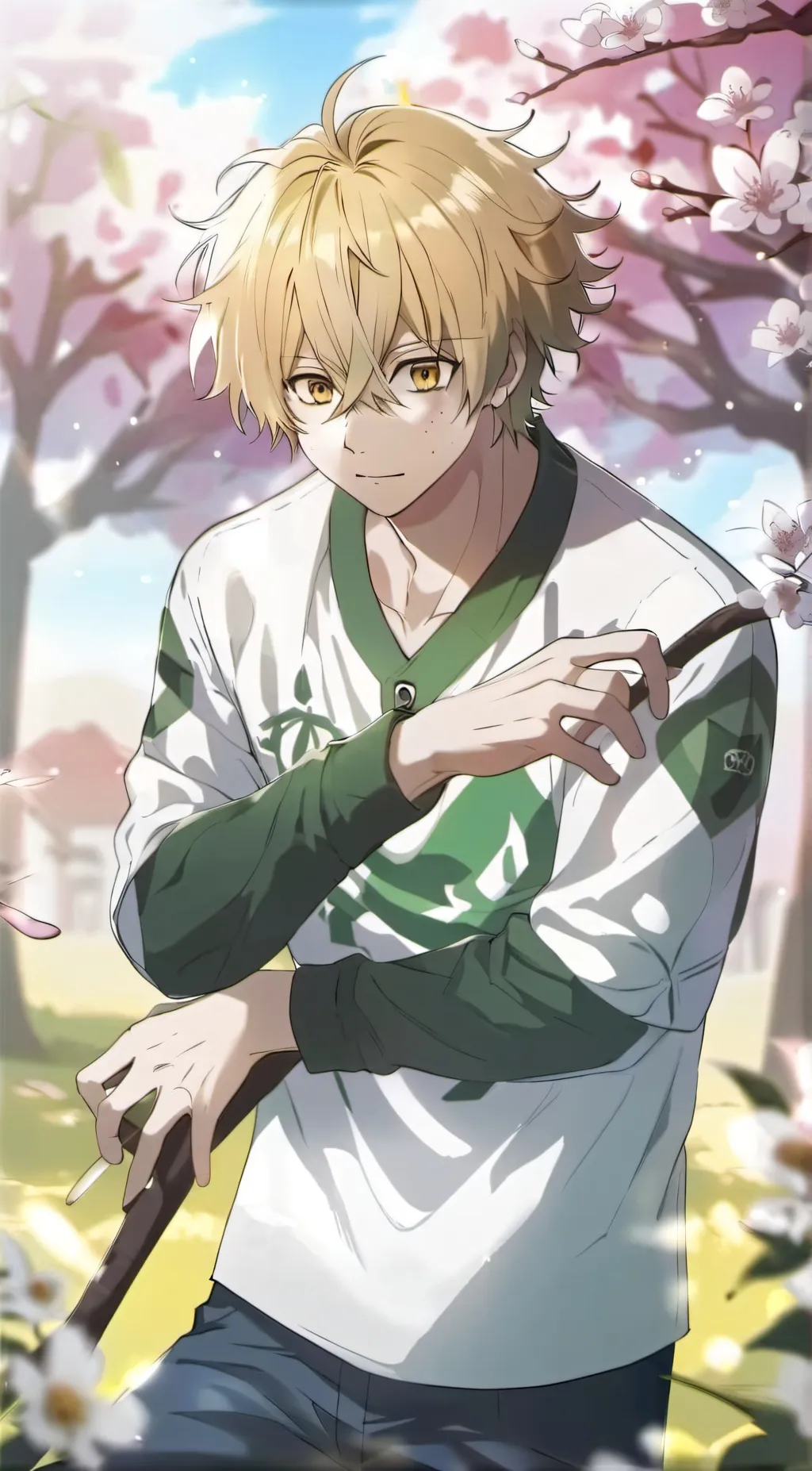 ai character: bakugo katsuki  background