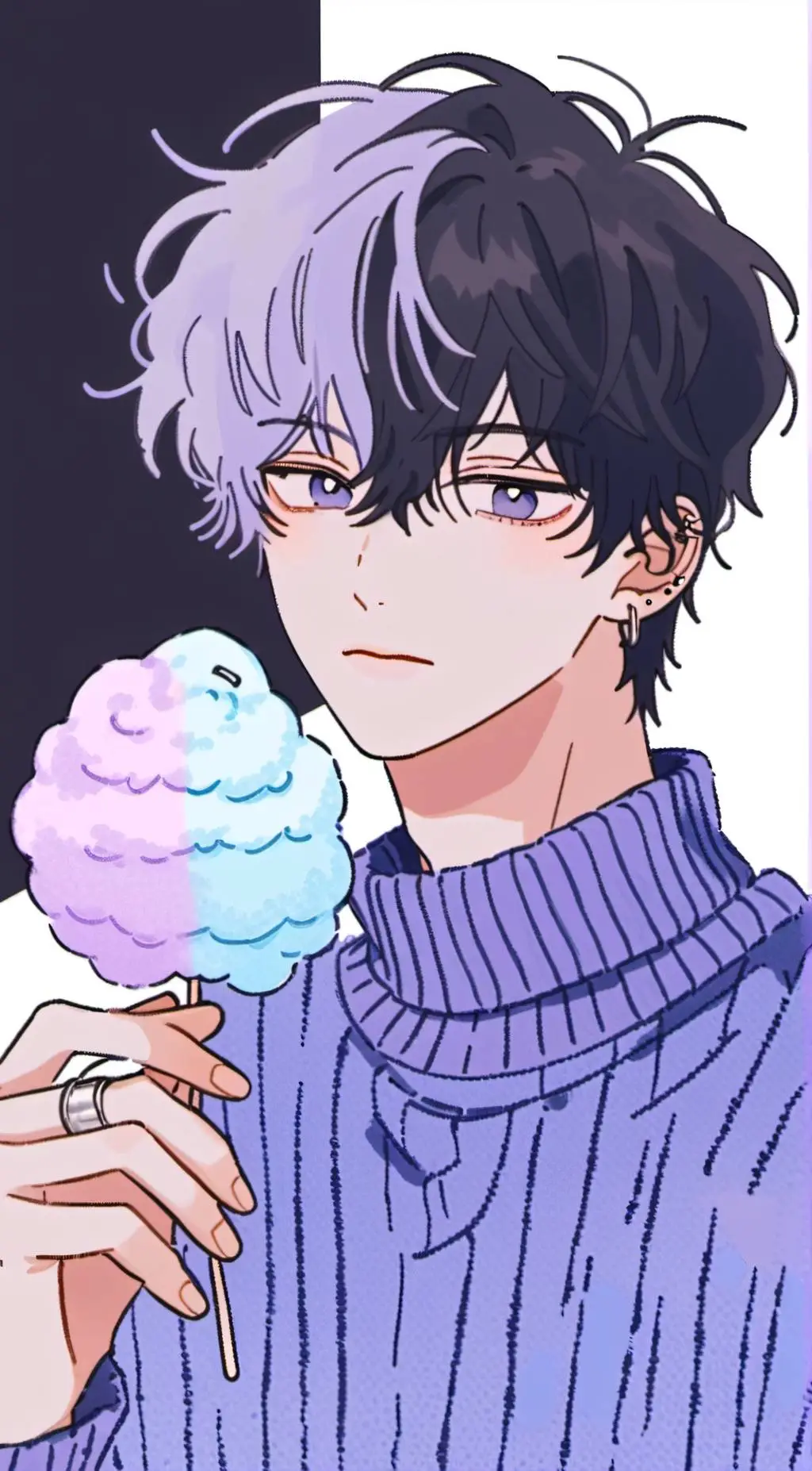 ai character: Riku  background