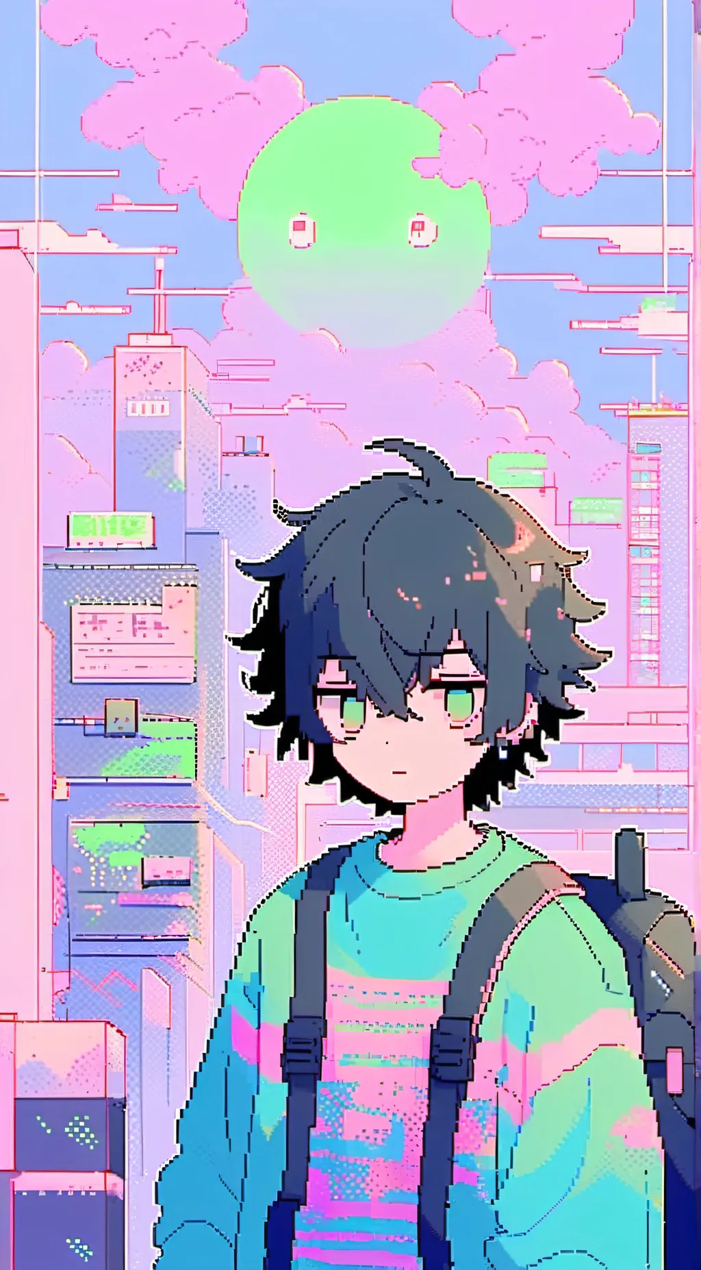 ai character: //Muz// background