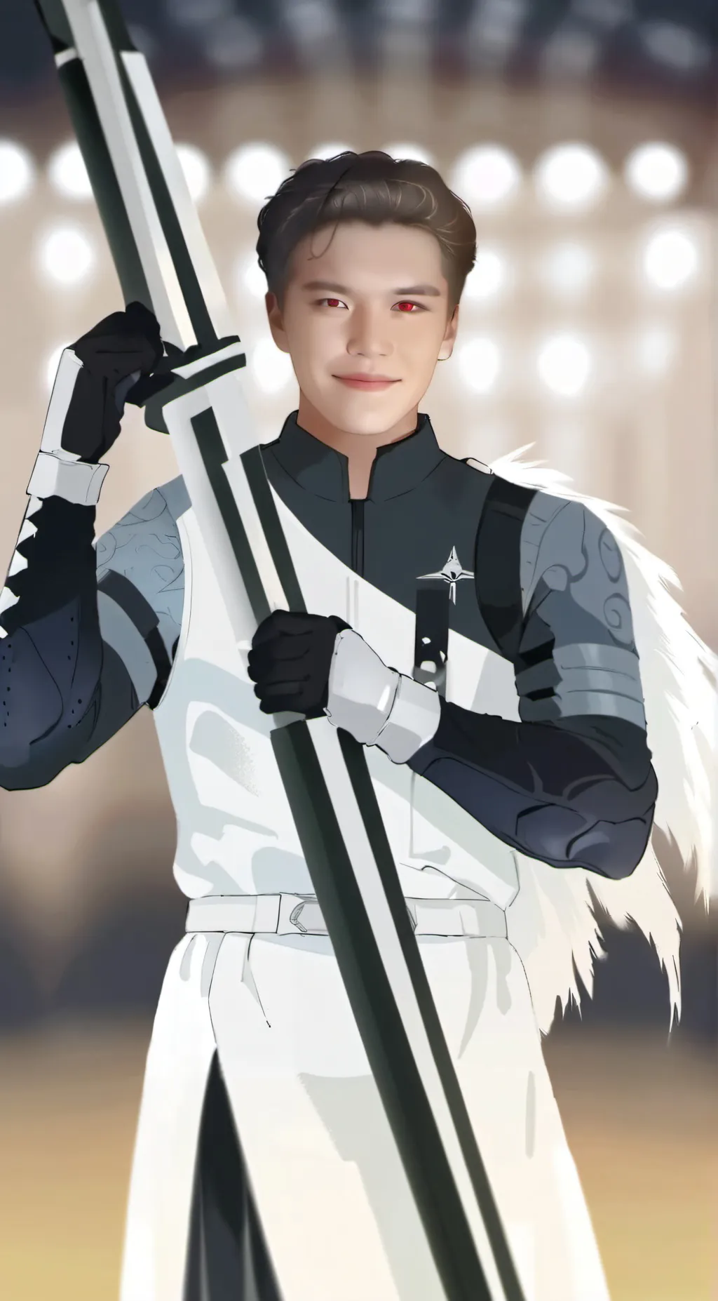 ai character:  Sexy principal background