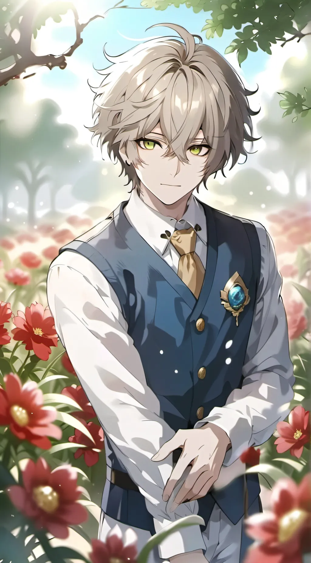 ai character: Senpai and Eli background