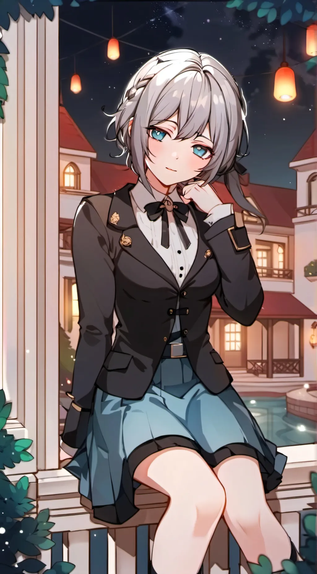 ai character: Ashley background