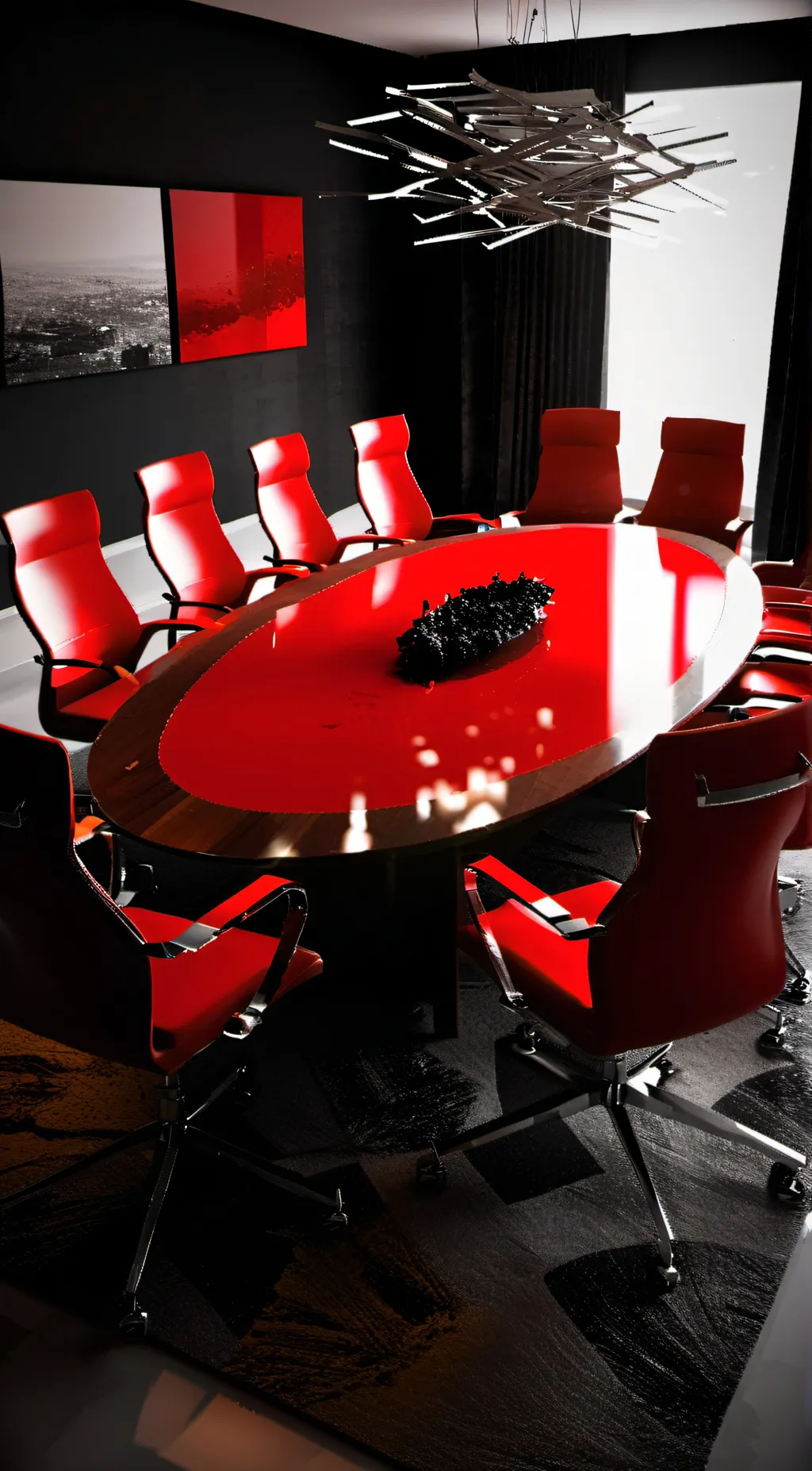 ai character: OVERLORD MEETING  background