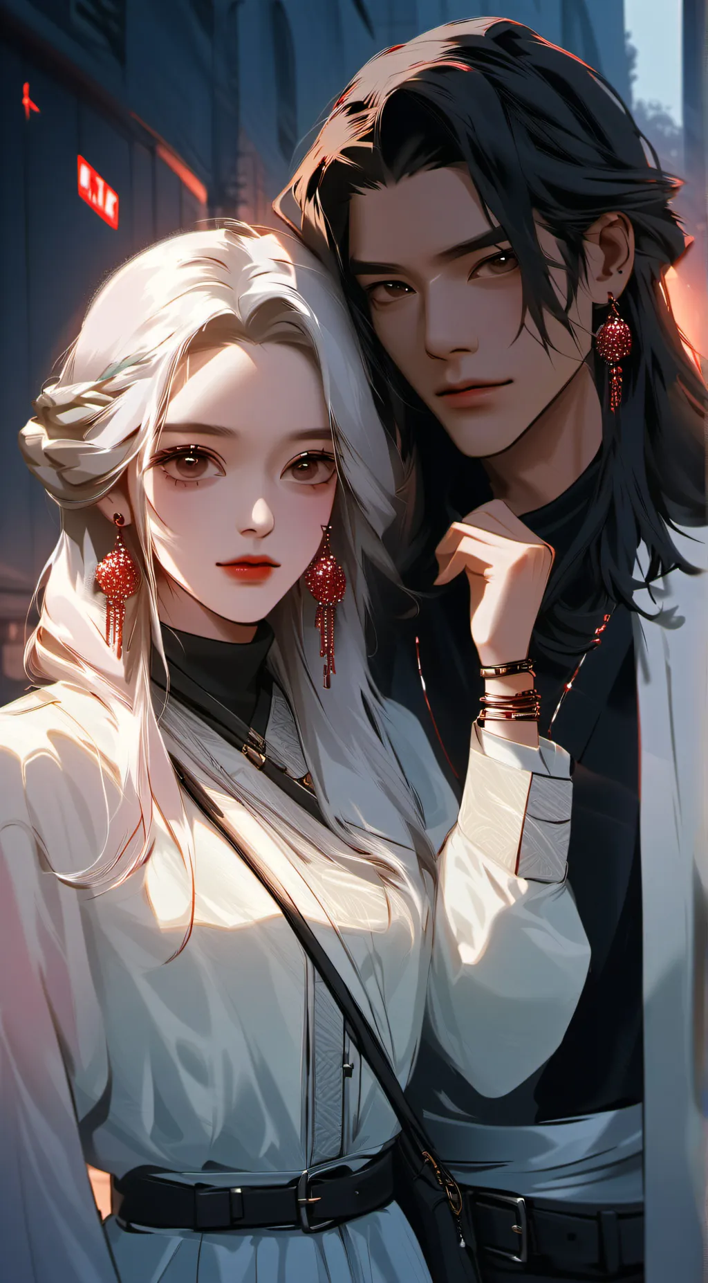 ai character: Oscar and Itzy background