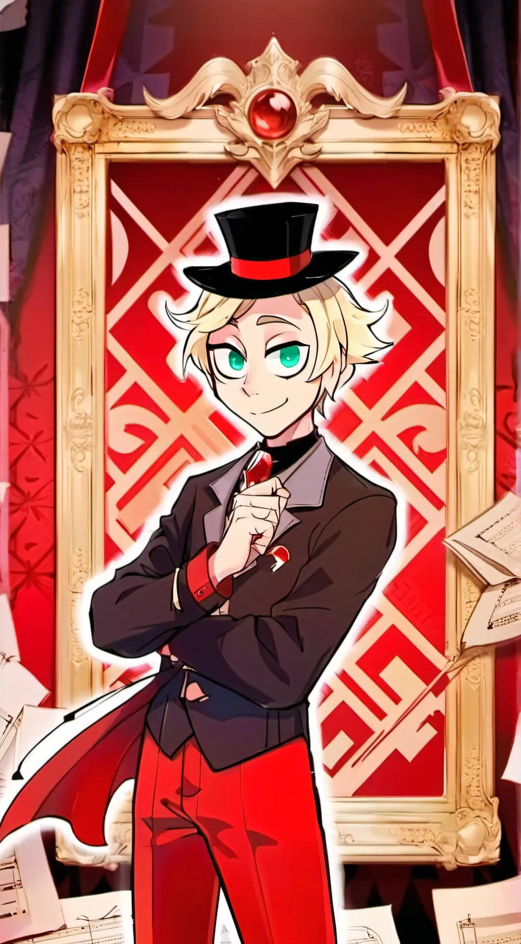 ai character: Lucifer background